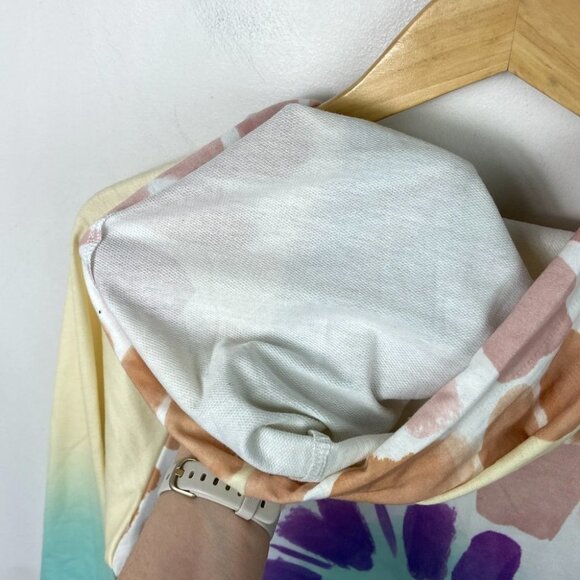 Tie Dye Hoodie Pullover Lightweight Sweatshirt Bohemian Size Small Hippie Top S - Picture 4 of 11